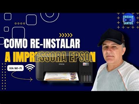 Como RE INSTALAR A Impressora Epson Via WI FI E RESET Do Roteador E