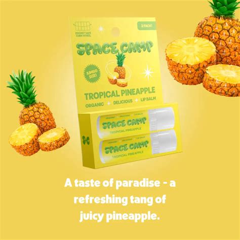 Tropical Pineapple Lip Balm | Shop - Space Camp Wellness