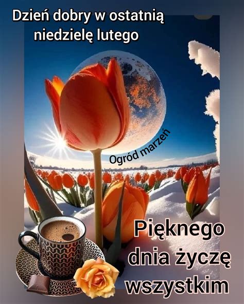 Dzień dobry w ostatnią niedzielę lutego Twoje Karteczki