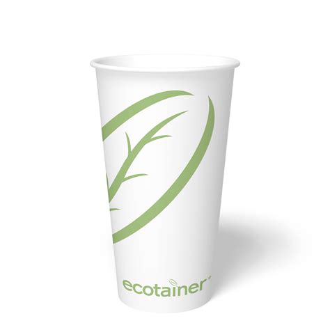 Dmre Ec Vaso Papel Bebida Fr A Ecotainer Oz Envases Puros