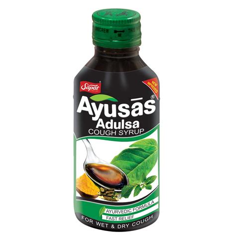 Buy Sapat Ayusas Adulsa Syrup 100ML 5 Online At Low Prices In India