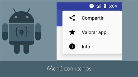 Android Studio Menú De Opciones Con Iconos Video 23 Youtube