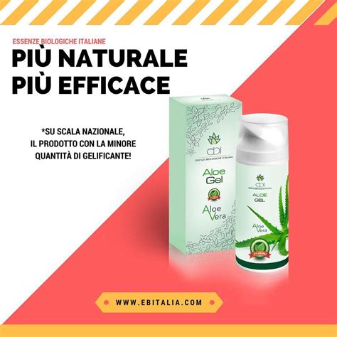 Il gel di Aloe Vera EBI è il prodotto che contiene meno gelificante su