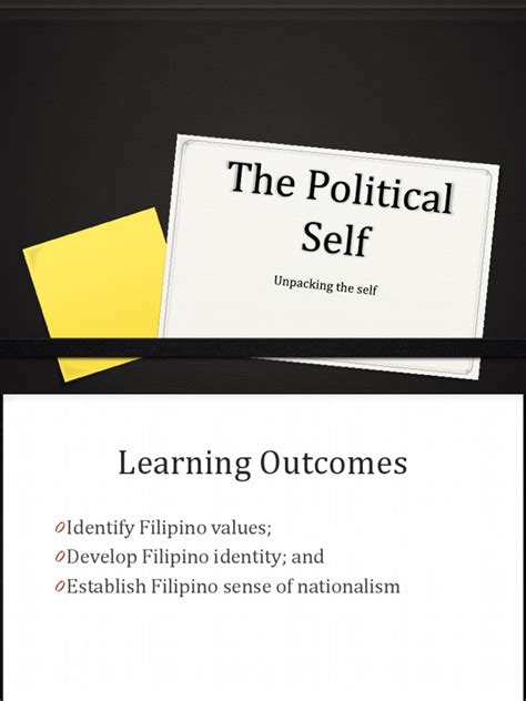 Understanding The Self Political Self Pdf