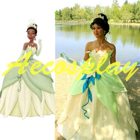 Ladies Fancy Dress Adult Women The Princess And The Frog Tiana