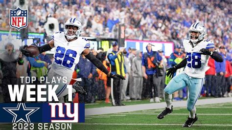 Dallas Cowboys Top Plays vs. New York Giants | 2023 Regular Season Week ...