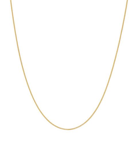 Buy Revere 9ct Yellow Gold Fine Curb 24 Inch Chain Womens Necklaces