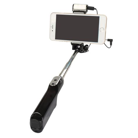 Selfie Stick with LED Light,CoastaCloud Wired Selfie-Portrait Monopod ...