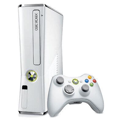 Microsoft Xbox Slim Gb White Console Ebay