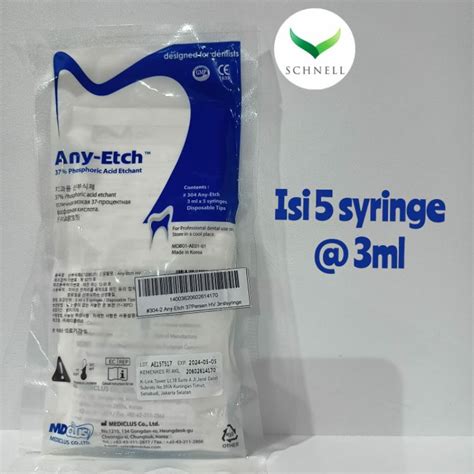 Jual Etching Gel Anycom Etchant Etsa Made In Korea Any Etch 37 HV