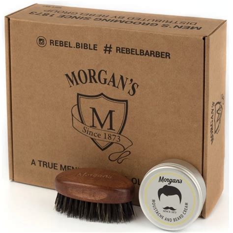 Morgan's - Подарочный набор крем и Щетка для бороды и усов - купить по ...