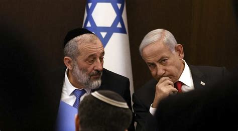 Israeli Pm Netanyahu Removes Minister Aryeh Deri From Cabinet Following