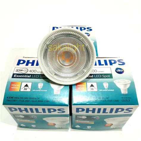 Jual Lampu Halogen Led Philips Mr V Mr W W Cob Shopee