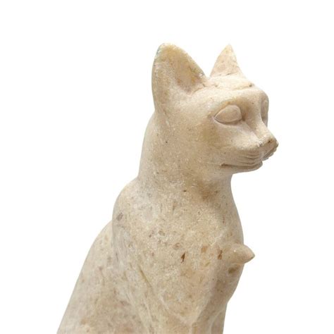 Statue D Esse Gyptienne Bastet Chat Sculpt E En Pierre Kaufen Auf