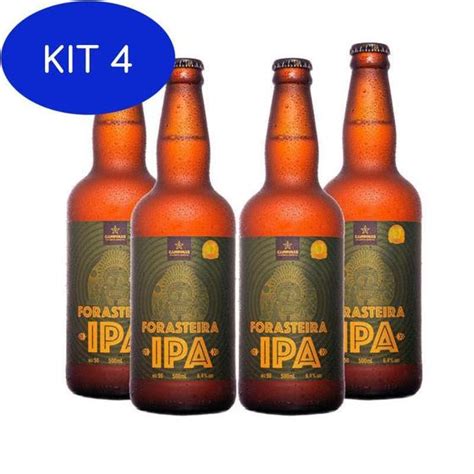 Kit 4 Cerveja Campinas Forasteira American Ipa 500Ml 4 Unidades