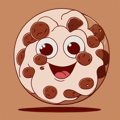 Galletas de dibujos animados de ilustración vectorial Vector Premium