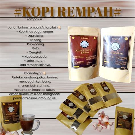 Jual Kopi Rempah Kesehatan Tubuh Shopee Indonesia