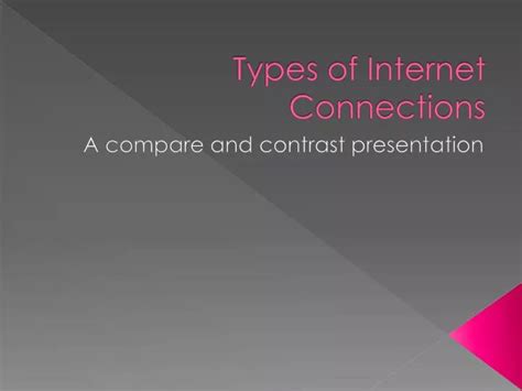 Ppt Types Of Internet Connections Powerpoint Presentation Free