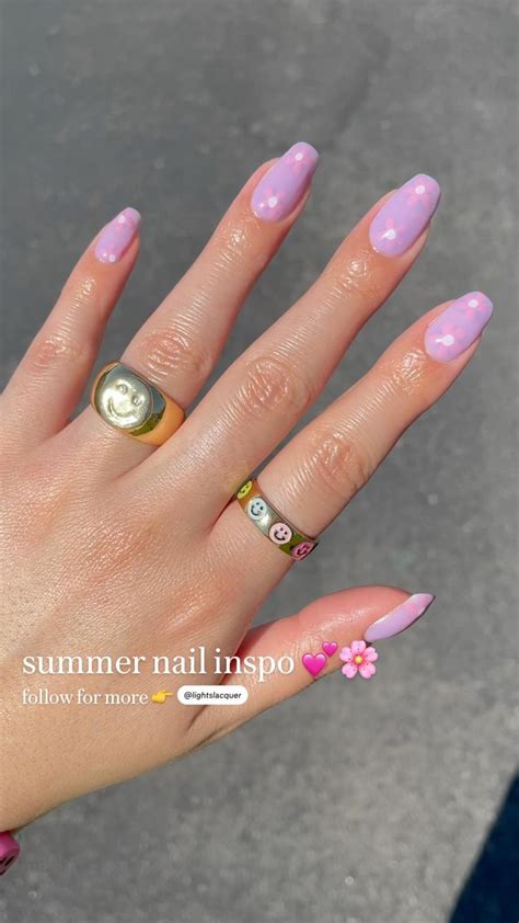 Summer Nail Inspo 💕🌸 Daily Nail Art Ideas From Lightslacquer Nail