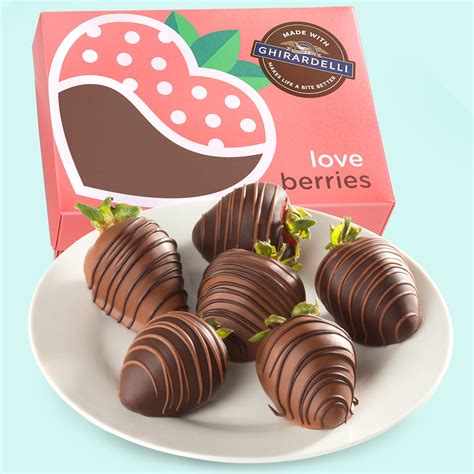 Ghirardelli Classic Chocolate Dipped Strawberries Love Berries