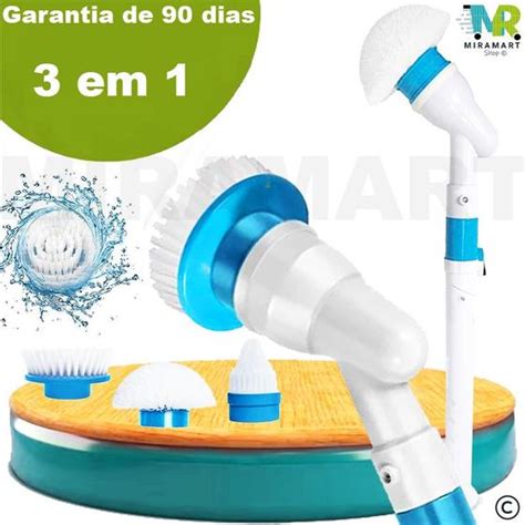 Esfreg O El Trico Em Vassoura Eletrica Escova Spin Mop Recarreg Vel