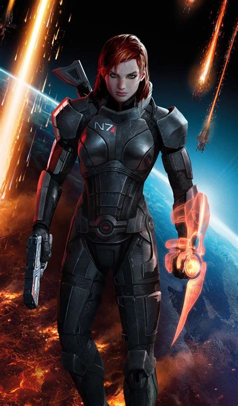 Commander Shepard Female Mass Effect Mass Effect 3 Mass Effect