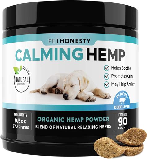 Pethonesty Hemp Calming Chews For Dogs All Natural