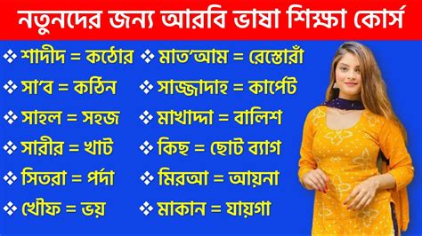 সবচেয়ে বেশি গুরুত্বপূর্ণ আরবি শব্দ এবং তার বাংলা অর্থ।। Youtube