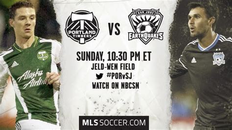 Portland Timbers Vs San Jose Earthquakes Mls Match Preview