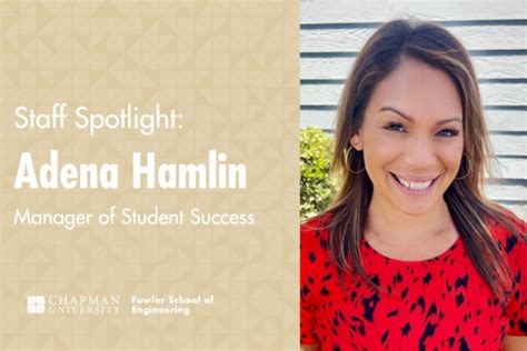 Staff Spotlight Adena Hamlin Manager Of Student Success Fowler