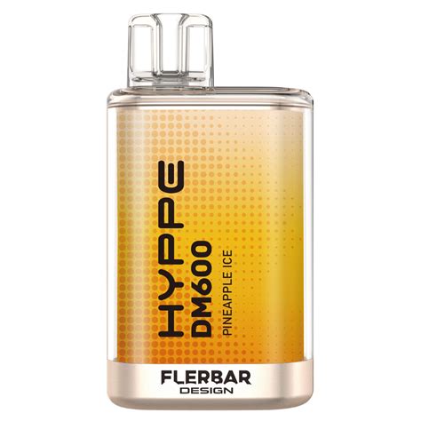 Flerbar DM600 Hyppe 20mg Pineapple Ice PARADISE SHISHA DE 4 90