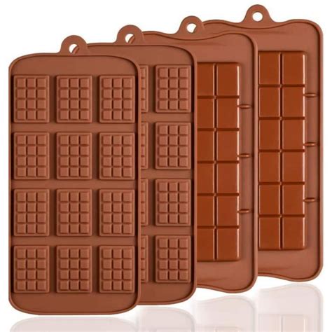 Pcs Moules En Silicone Pour Chocolat Types D Break Apart