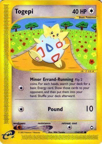 Pokemon Togepi Card