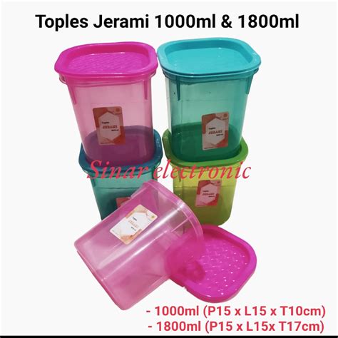 Jual Toples Jerami Allware Toples Penyimpanan Makanan Bahan Plastik