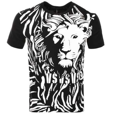 Versus Versace Lion Print T Shirt Black That Should Be Mine