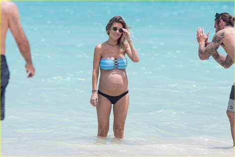 Audrina Patridge Corey Bohan Snap Bikini Baby Bump Pics Photo