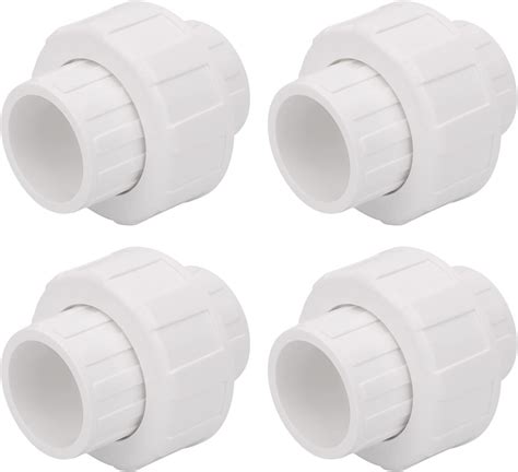 Amazon Pcs Pvc Union Coupling Pipe Fitting Socket X Socket