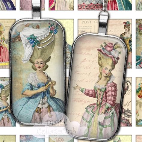 Marie Antoinette Collage Sheet 24 Different Images Digital Etsy