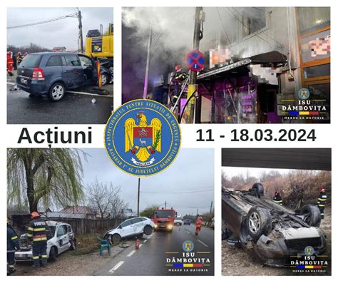 Pompierii dâmbovițeni au intervenit la 300 de evenimente în ultima