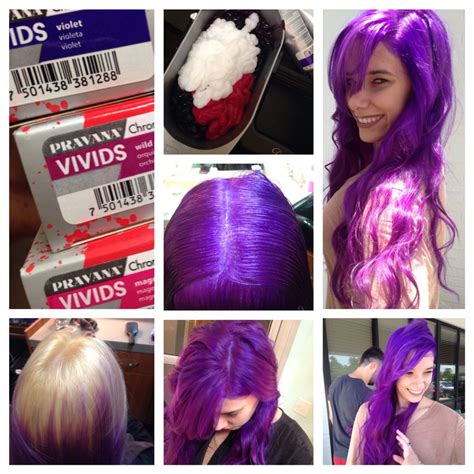 Pravana Vivids After Prelightened Hair With Blondor 30vol And Olaplex