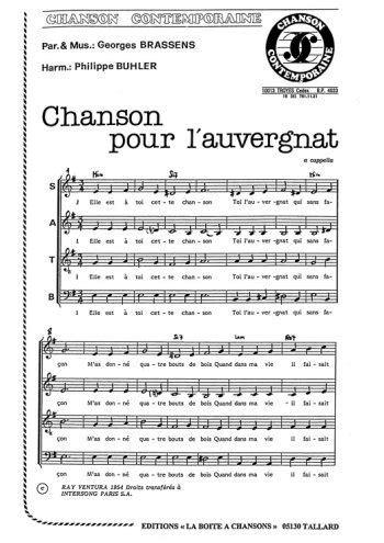 Chanson Pour L Auvergnat Tab Meteor