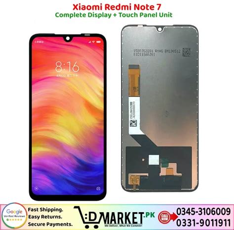 Xiaomi Redmi Note 7 LCD Panel Price In Pakistan DMarket Pk