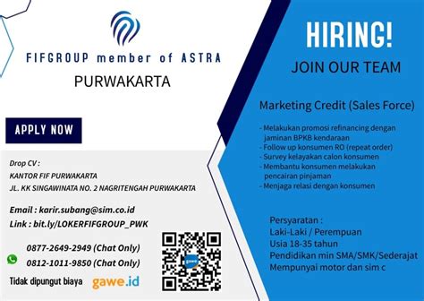 Lowongan Kerja Fif Group Purwakarta Loker Purwakarta