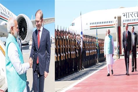 Prime Minister Arrives In Moscow To Participate In 22nd India Russia