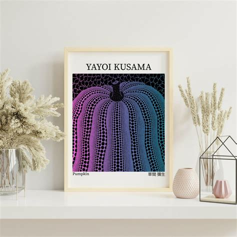 Yayoi Kusama Pumpkin Poster, Yayoi Kusama Exhibition,Yayoi Kusama Print ...