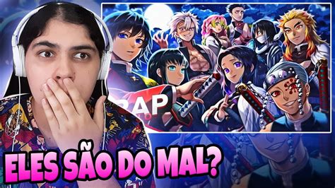 React Rap Dos Hashiras Demon Slayer Kimetsu No Yaiba Wlo