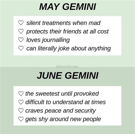 Gemini Zodiac Quotes May Or June