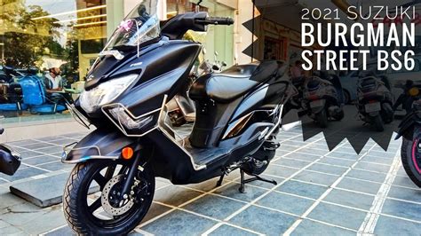 2021 SUZUKI BURGMAN STREET BS6 WITH BLUETOOTH CONNECTIVITY ON ROAD