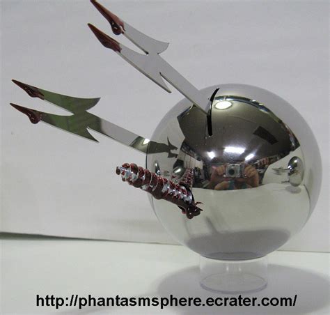 Metal Phantasm Sphere Ball Prop Replica Poster Style With Blood Fx