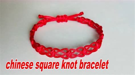 Diy Special Chinese Square Knot Bracelet Make A Unique Friendship